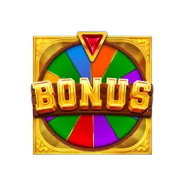 Bonus wheel icon scatter symbol that starts the Buffalo Bonus Wheel